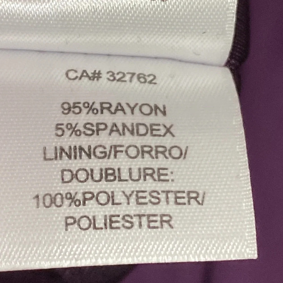 Laundry By Shelli Segal "NEW" Purple Sweetheart Neck Bubble Hem Dress Size 12 - Picture 8 of 8